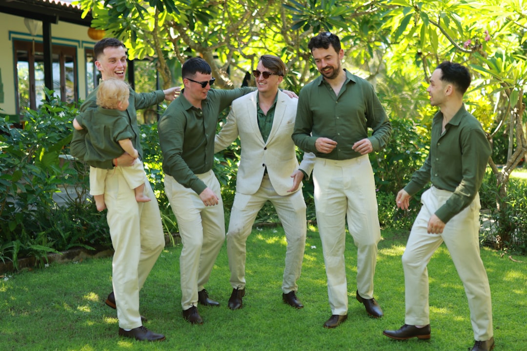 Photo pants for wedding